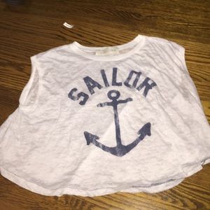 Vintage Havana sailer burn out tee