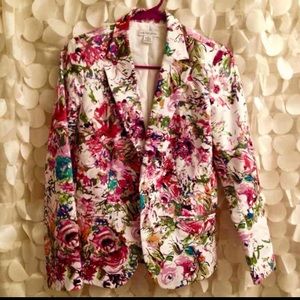 Liz Claiborne Beautiful Floral Blazer