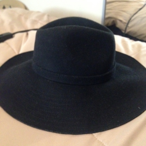 PRICE FIRM- Black Fedora Style Hat