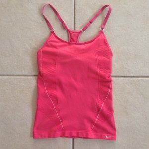 Pink Nike DriFit Workout Top