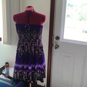 Costa Rican paisley purple beach cover