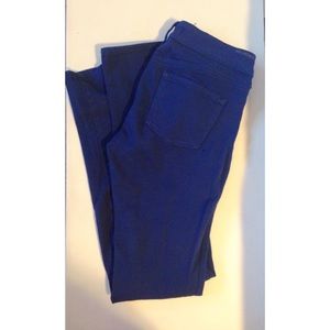Blue wash skinny jeans
