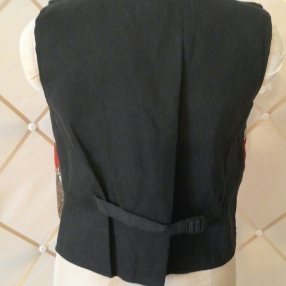 Metallic fabric vest - Picture 2 of 3