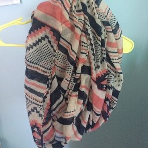 Patterned Infinity Scarf