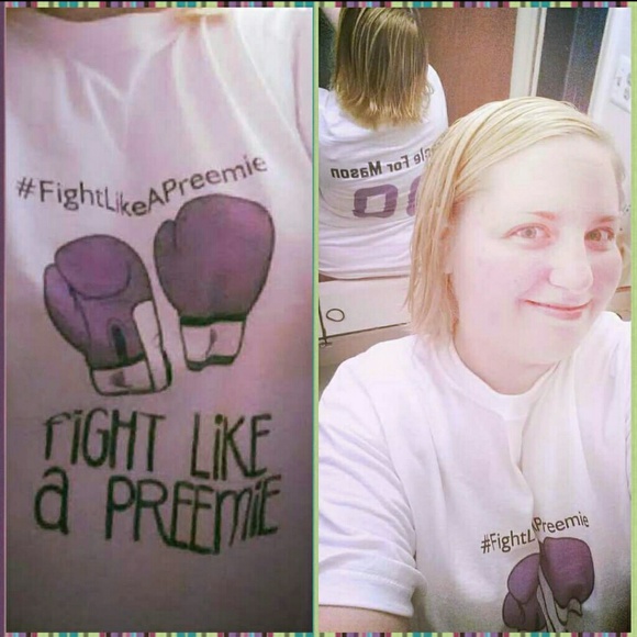 Fight like a preemie tshirts