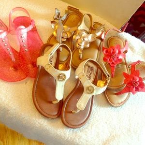 Size 9-10 toddler. Gently used sandal LOT.