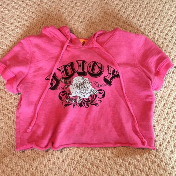 vintage Juicy short sleeve crop sweatshirt