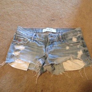 Hollister distressed shorts