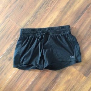 Black athletic shorts