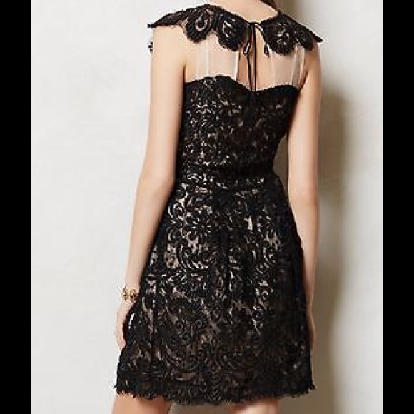 Anthropologie black lace dress - Picture 2 of 4
