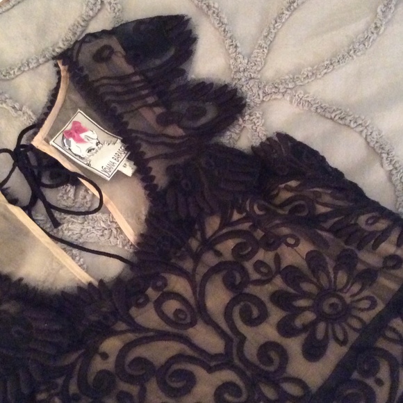 Anthropologie black lace dress - Picture 3 of 4