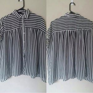 Monochrome sheer tank