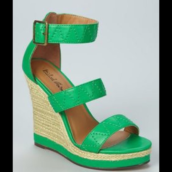 Michael Antonio Garth green wedge sandal size 7.5