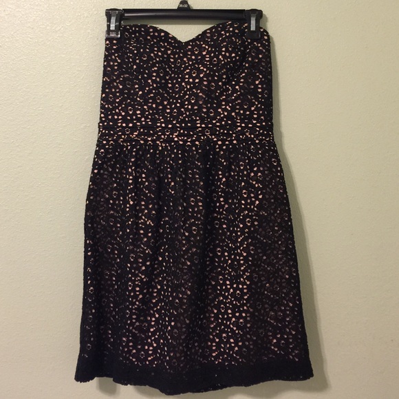 Strapless maxi dress