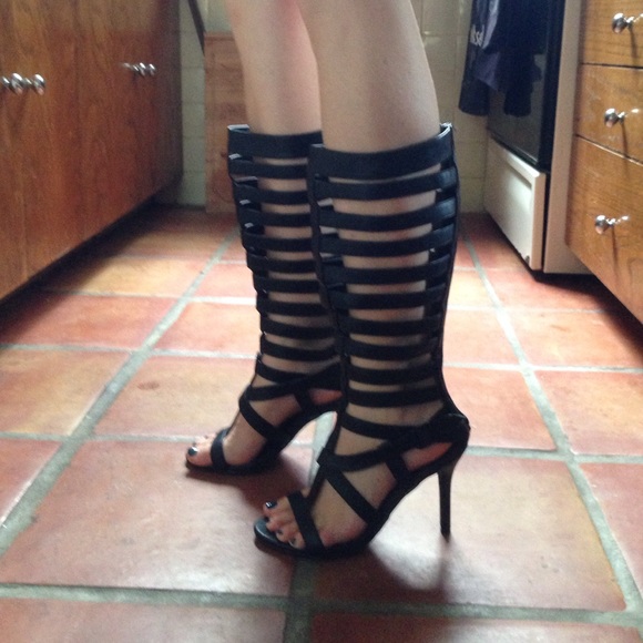Gladiator style sandal heels