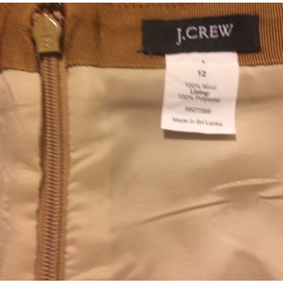 ❌SOLD❌J. Crew Double Serge Wool Pencil Skirt - Picture 4 of 4