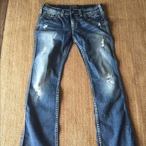 Silver Jeans-Aiko Flap Bootcut-32/31