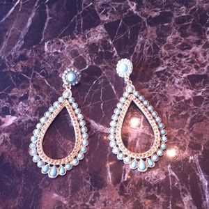 Turquoise Tear Drop Dangles