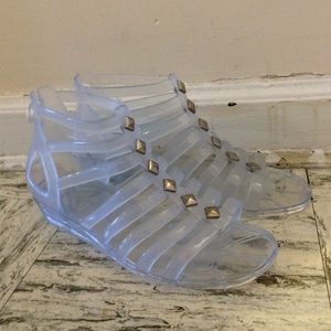 Studded Jelly Sandals