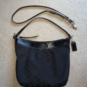 Black coach purse/crossbody