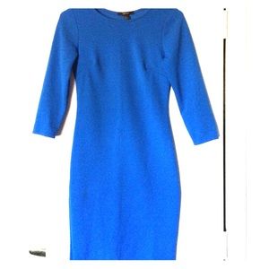 Blue bodycon dress