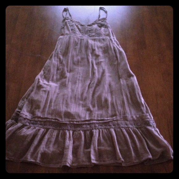 Old Navy small taupe boho summer dress