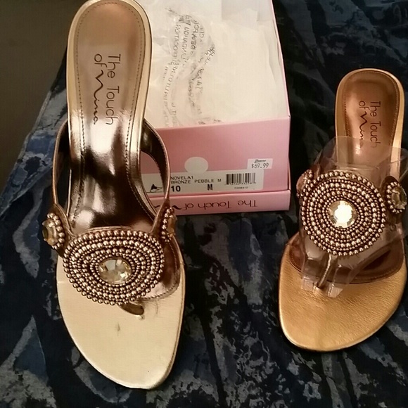 Bronze sandals