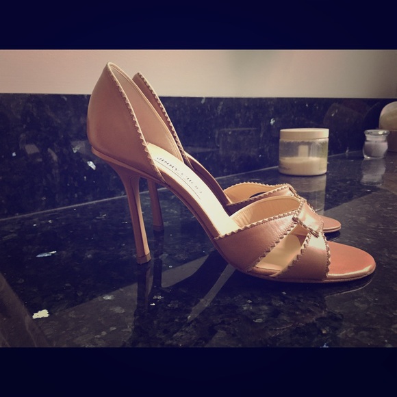 Jimmy Choo Beige/Tan sz40 (10) Stilettos