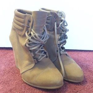 Zara Wedged Boots