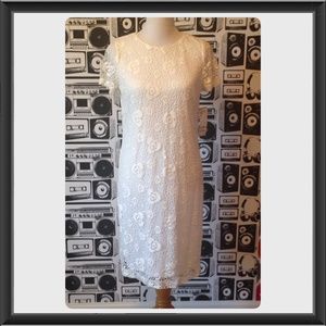 Cream Lace Dress