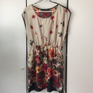 F21 floral dress