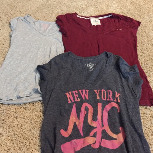 V-neck tshirt bundle