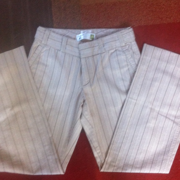 Old navy casual stripped pants wore once!