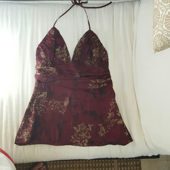 Shirt -silky, halter