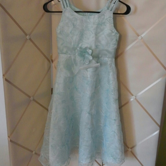 Light blue little girl dress