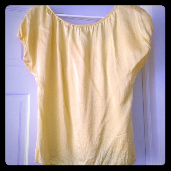 Gorgeous citrus silk top - Picture 1 of 4