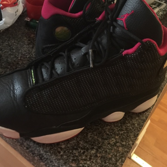 Black and pink 13's