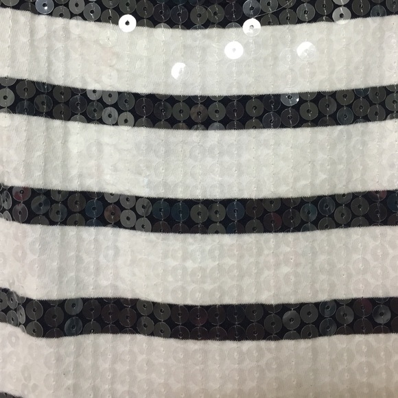 🎉HP🎉Banana Republic Striped Sequin Tank Top - Picture 3 of 4