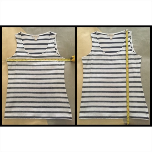 🎉HP🎉Banana Republic Striped Sequin Tank Top - Picture 4 of 4
