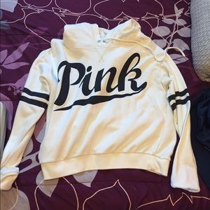Victoria Secret PINK white/black hoodie