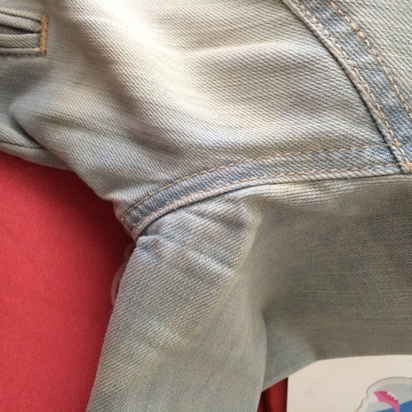 Light Denim Moto Jacket - Picture 4 of 4