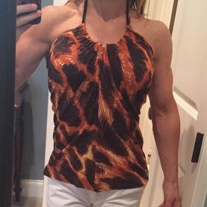 Just Cavalli print halter Size L