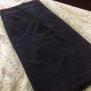 Basic black pencil skirt