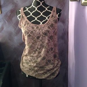 Sheer lace tank