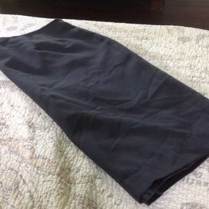 Black pencil skirt