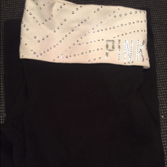 Victoria Secret Pink, Bling Bootcut Yoga Pants