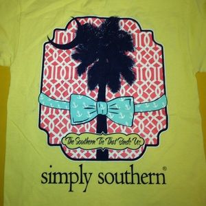 Women's Simply Southern Yellow Tee