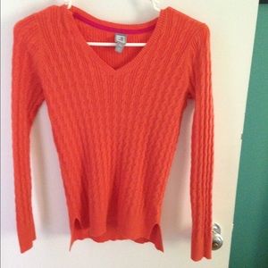 Orange sweater