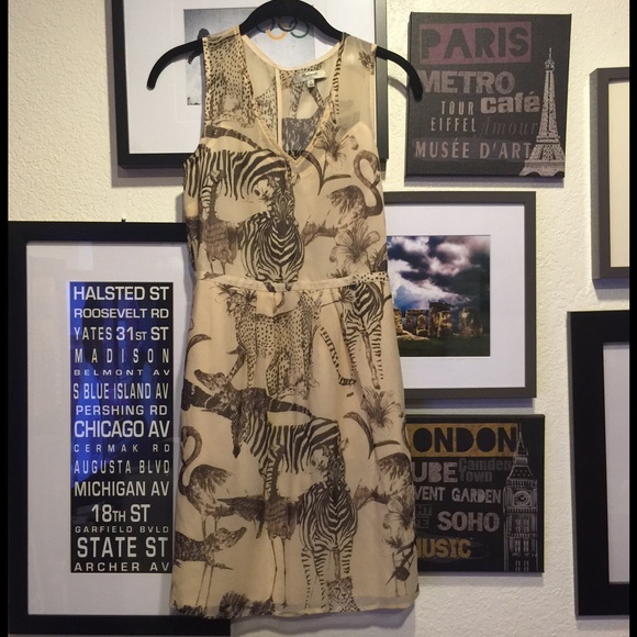 Madewell Tailored Silk Dress in Safari Stitch - Picture 2 of 3