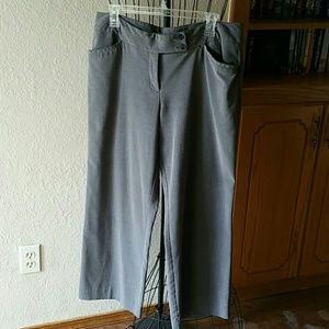 Smoke gray slacks